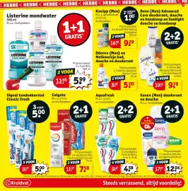 Kruidvat folder Pagina 29: Listerine mondwater €5,99, Tandpasta aquafresh €4,58