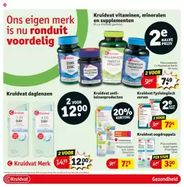 Kruidvat folder Pagina 38: Kruidvat daglenzen €12,00, Kruidvat anti-luizenproducten €7,75