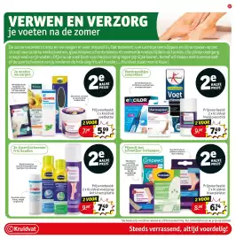 Kruidvat folder Pagina 39: Kruidvat blaarpelster €6,74, Kruidvat voetspray anti-transpiratie €7,49
