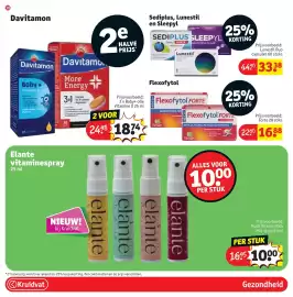 Kruidvat folder Pagina 40: Davitamon Baby+ Vitamine D €18,74, Flexofytol Forte €16,88