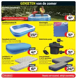 Kruidvat folder Pagina 45: Vloertegels €5,99, Luxe luchtbed €24,99