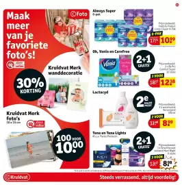 Kruidvat folder Pagina 57: Lactacyd wasemulsie €8,99, Ob, Vania en Carefree €12,38