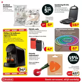 Kruidvat folder Pagina 58: FM/AM-radio €4,99, Zalando cadeaukaart €42,50