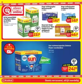 Kruidvat folder Pagina 62: Page toiletpapier Kussenzacht €16,99, Page toiletpapier Compleet Schoon €16,99