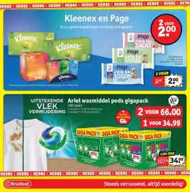 Kruidvat folder Pagina 63: Kleenex en Page €2,00