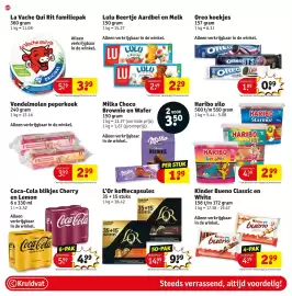 Kruidvat folder Pagina 66: Lulu Beertje Aardbei en Melk €2,29, Haribo silo €2,99