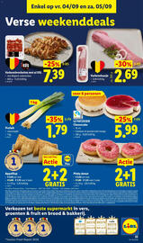 Lidl folder week 36 Pagina 32: Varkenshaasje €2,69, Le patissier cheesecake €5,99