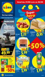 Lidl folder week 36 Pagina 1: Solevita Fruitdrinks €1,99, Zalmfilet zonder huid €5,99