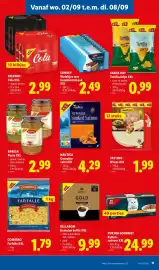 Lidl folder week 36 Pagina 11: Gerookte zalm XXL €4,29, Baresa Pesto XXL €2,99