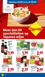Lidl folder week 36 Pagina 12: Japanese style kipspiesjes yakitori €2,39, Japanese style gyoza-deeghapjes €2,49