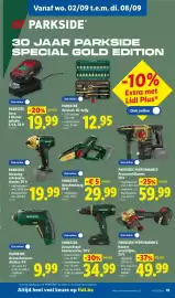 Lidl folder week 36 Pagina 19: Accuschroef-boormachine €34,99, Accuhoutzaag €29,99