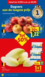 Lidl folder week 36 Pagina 2: Witloof €1,85, Kids appel €1,22