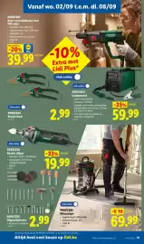 Lidl folder week 36 Pagina 21: Parkside snoeischaar €2,99, Parkside alleszuiger €69,99