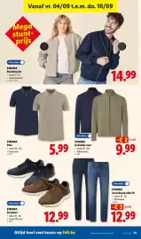 Lidl folder week 36 Pagina 25: Esmara polo €5,99, Esmara sneakers €12,99