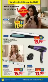 Lidl folder week 36 Pagina 26: Stijltang Shine Therapy S8507 €19,99, Remington krultang shine therapy ci8507 €15,99