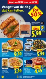 Lidl folder week 36 Pagina 6: Nautica mosselen à la minute €5,99, Scampi fritti €3,99