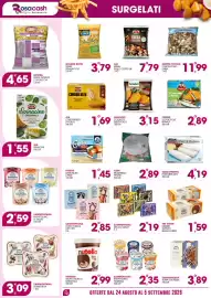 Volantino Rosa Cash Pagina 12: Sammontana Stecco Gruvi €2,19, Ferrero gelato nutella €2,99