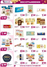 Volantino Rosa Cash Pagina 16: Doemi biscotti senza zucchero integrali €2,39, Crich wafers sacchetto €1,09