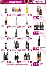 Volantino Rosa Cash Pagina 19: Pengue vino vivo €0,99, Vitivinicola San Michele Vino Rosso/Bianco €3,49