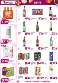 Volantino Rosa Cash Pagina 20: Tennent's super birra €1,25, Schweppes Tonica Zero €0,63