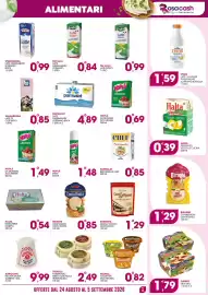 Volantino Rosa Cash Pagina 5: Neogal yogurt 0% high protein €0,82, Auricchio ricotta salata €9,99