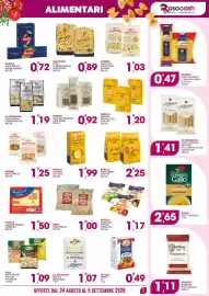 Volantino Rosa Cash Pagina 7: Divella farina tipo 00 €0,49, La Molisana semola rimacinata €1,07