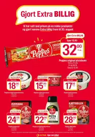 Coop Extra kundeavis uke 35 Side 18: Peppes hvit pizzasaus €17,00, Peppes pizzadressing rømme €22,00