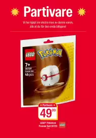 Coop Extra kundeavis uke 35 Side 24: LEGO Pokémon Premier Ball 30729 €49,00
