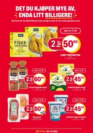 Coop Extra kundeavis uke 35 Side 27: TINE GRESK YOGHURT NATURELL €45,00, SYNNØVE GÅRDSOST SKIVET €45,00