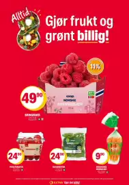 Coop Extra kundeavis uke 35 Side 6: Bringebær €49,90, Sukkererter €24,90