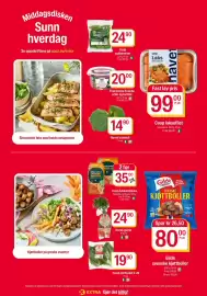 Coop Extra kundeavis uke 35 Side 8: Coop sukkererter €24,90, Coop fullkornpasta €27,90