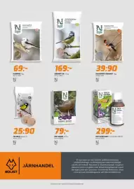 Bolist reklamblad Sida 6: HAMPFRÖ €69,00, JORDNÖTTER €169,00