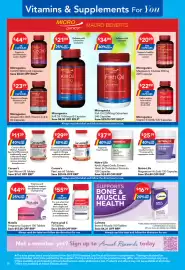 Amcal Pharmacies catalogue Page 19: Microgenics CoQ10 300mg 60 Capsules €44,99, Caruso’s Xpel Worms 28 Tablets €11,39