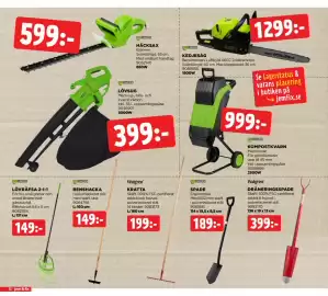 Jem&Fix reklamblad Sida 12: SPADE €189,00, KOMPOSTKVARN €999,00