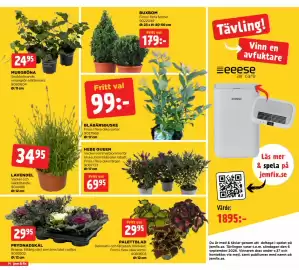 Jem&Fix reklamblad Sida 14: MURGRÖNA €24,95, PALETTBLAD €29,95
