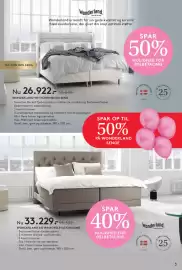 SENG tilbudsavis Side 3: Wonderland 612 W8 Boxelevationsseng €33.229,00, Wonderland W11 Kontinentalseng €26.922,00