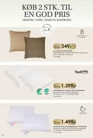 SENG tilbudsavis Side 8: Ringsted Dun hovedpude €1.499,00, IB Laursen pudebetræk €349,00