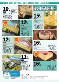 Catalogue E.Leclerc page 18: SEIGNEMARTIN Comté Extra Fleur du Bugey €12,79, Badoz Morbier €12,99