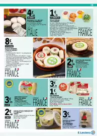 Catalogue E.Leclerc page 19: Étoile du Vercors Saint-Marcellin €3,29, Étoile Duo Gourmand €4,61
