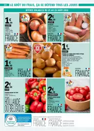Catalogue E.Leclerc page 24: FRUITS & LEGUMES DE FRANCE OIGNON €1,69, Échalote €2,19