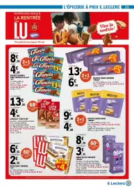 Catalogue E.Leclerc page 33: Milka TABLETTES DE CHOCOLAT €3,31, Milka Biscuits Choco Pause €4,68