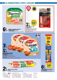 Catalogue E.Leclerc page 4: Saint Azay Jambon Serrano €1,69, FLEURY MICHON JAMBON LE SUPÉRIEUR À L'ÉTOUFFÉE €6,24