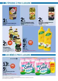 Catalogue E.Leclerc page 40: TRAMIER Olives noires à la grecque dénoyautées €2,69, TRAMIER Olives vertes dénoyautées €2,29