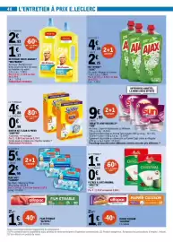 Catalogue E.Leclerc page 48: SUN TABLETTE LAVE-VAISSELLE €9,99, Swiffer Duster Kit Clean & Fresh €5,86