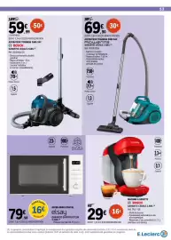 Catalogue E.Leclerc page 53: BOSCH MACHINE À DOSETTE €29,00, Rowenta Aspirateur traîneau sans sac €69,90
