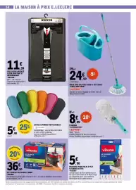 Catalogue E.Leclerc page 58: HOMESIDE Éponges réutilisables €5,90, LEIFHEIT PLUMEAU "SUPERDUSTER" €8,09