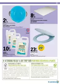 Catalogue E.Leclerc page 59: CUVETTE RONDE 3L AVEC POIGNÉES €2,79
