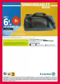 Catalogue E.Leclerc page 72: Woodsun sac de sport €6,50
