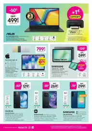 Catalogue Pulsat page 6: Samsung smartphone €299,99, Asus pc portable 15,6” €499,99