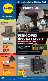 Lidl gazetka tydzień 36 Strona 1: Buty trekkingowe damskie CRIVIT €69,99